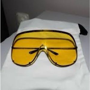 Rick Owen’s shield sunglasses